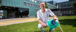 Dr. med. Rein Jan Piso, Leiter Spitalhygiene der Solothurner Spitäler vor dem Kantonsspital Olten