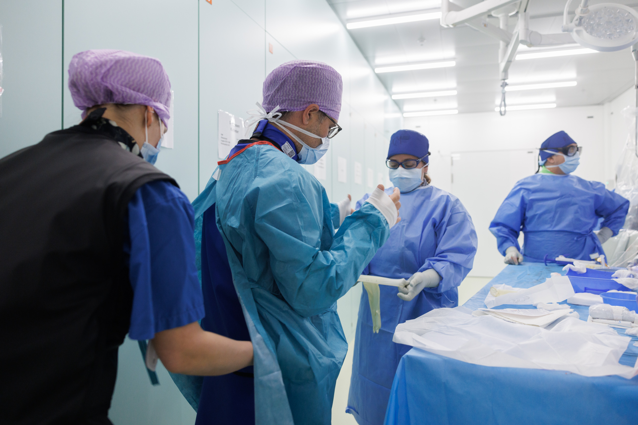 Foto aus dem OP wo eine Operation stattfindet.